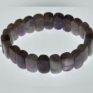 Amethyst Soft Bangle Size 6.5